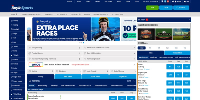 BoyleSports markets